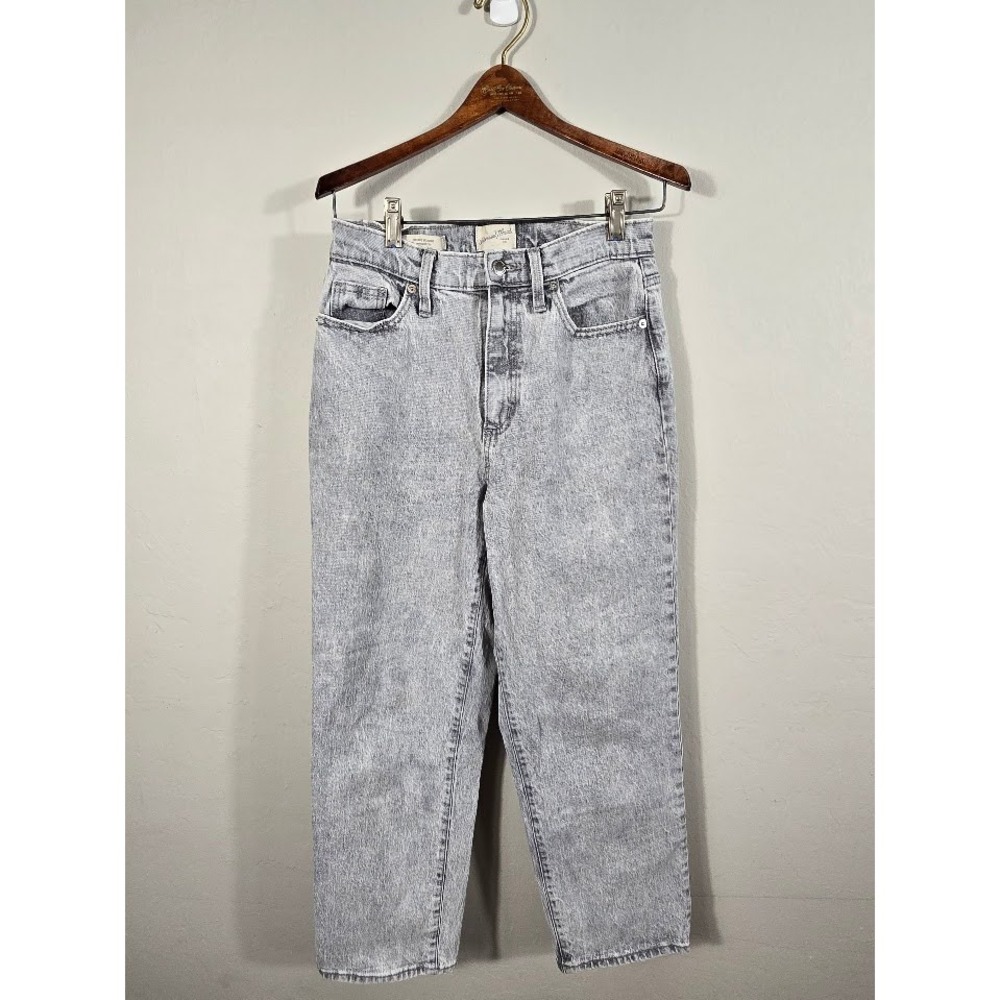 Universal Thread High Rise‎ Acid Wash Gray Denim Comfort Fit Size 4/27 R
